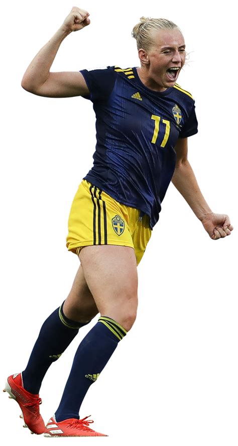 Följ obos damallsvenskan på instagram! Stina Blackstenius football render - 54940 - FootyRenders