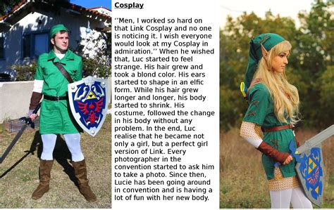 Costume transformation / costume tftg (part 2). TG Caption 2: Cosplay by AnotherTGPage on DeviantArt