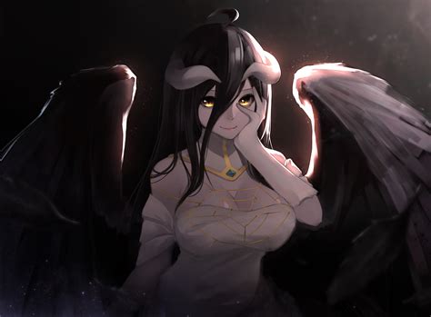 Found this great concept art of shalltear from the anime overlord and had to do something with it. Albedo Wallpaper and Background Image | 1900x1400 | ID ...