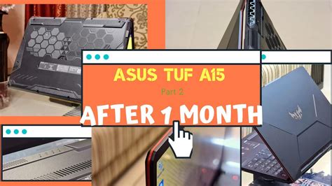 If something gets stuck in the laptop's heat sink or fan, overheating may follow. Asus TUF A15 । My Opinion after one month । part 2 ...