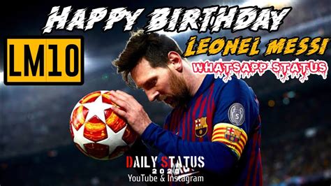 Wednesday, 04 november 2020 at 05:37 pm. Leonel Messi ⚽ Happy Birthday Messi ⚽ LM 10 ⚽ Legend ⚽ ...