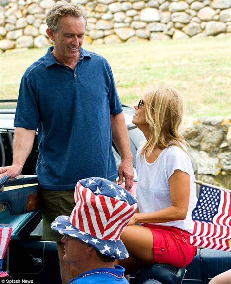 We've been around the world and back and i've loved every minute. Robert Kennedy Jr and Cheryl Hines wear matching wedding ...