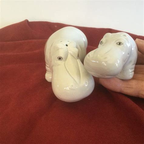 Choose from contactless same day delivery, drive up and more. Vintage Salt and Pepper Hippopotamus Shakers Zoo Animal ...