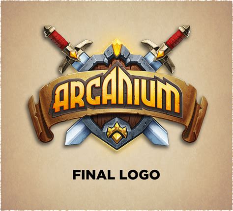 Arcanium Logo Study on Behance | Logo study, Game logo design, Game logo