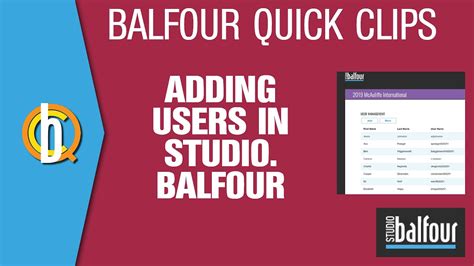 We found that studio.balfour.com is poorly 'socialized' in respect to any social network. balfour studio works - Official Login Page 100% Verified