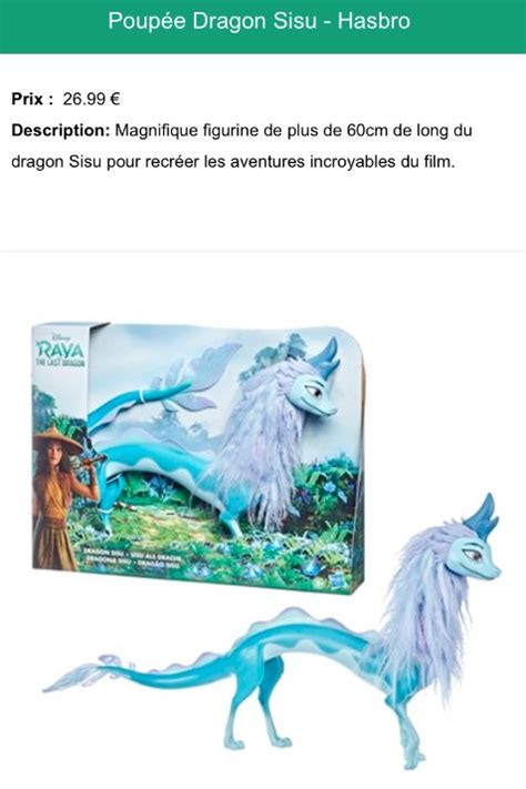 Plongez dans l'univers du film disney raya et le dernier dragon pendant des heures de jeu avec cette poupée de raya. Raya et Le Dernier Dragon : une toute nouvelle gamme de ...