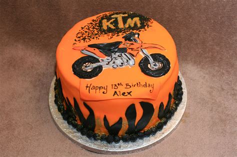 High quality ktm gifts and merchandise. KTM cake | Cake, Happy 13th birthday, Torte