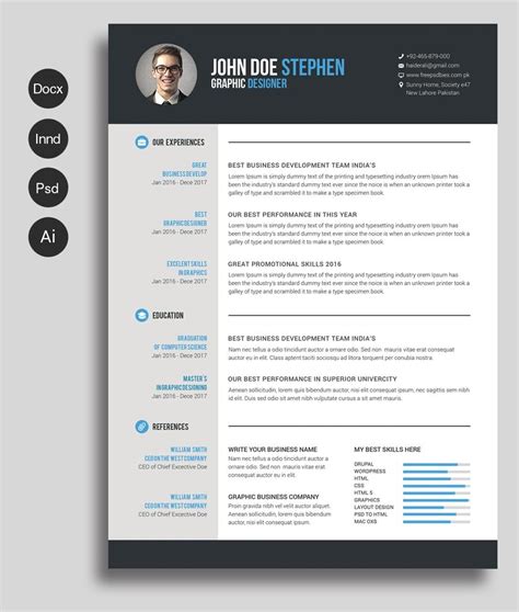 Let word resume templates help. cv word template gratuit