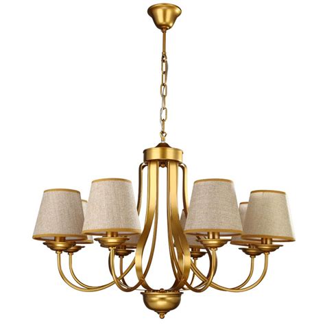 Enjoy free shipping on most stuff, even big stuff. Modern Design Chandelier Gold Iron Lamp Living Room ...