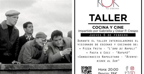 Clases de cocina en sevilla. Taller de cocina y cine. 6 de febrero. Sevilla ...