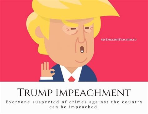 Last week, the house sent the articles of impeachment to the senate, which means the impeachment. What Trump Impeachment means? WTF happened?! - MyEnglishTeacher.eu Blog
