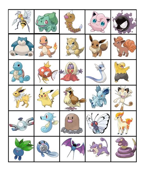The format for the video game championships (vgc), first staged in 2009 in san diego, california is virtually the same as the tcg counterparts in which winners of those in the national tournament play. Pokemon Bingo | Pokemon, Pokemon birthday party, Pokemon ...