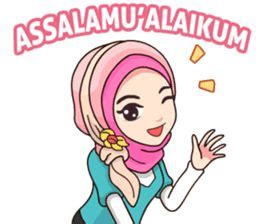 Are you searching for kartun muslimah png images or vector? Hijab Kekinian - LINE stickers | LINE STORE | Stiker ...