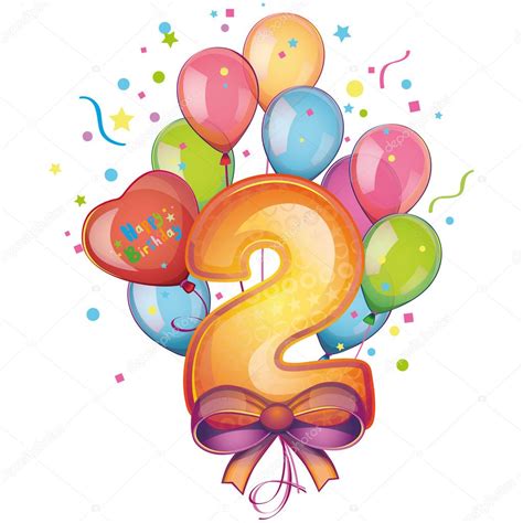 Choose from over a million free vectors, clipart graphics, vector art images, design templates, and illustrations created. Balloons on the second birthday — Stock Vector © love_is ...