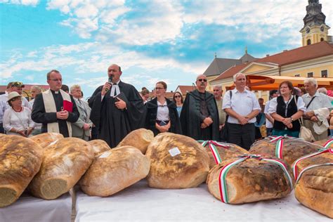 Local_offerszórakozás, augusztus 20, kenyér, ünnep. Nagyváradon a Szent László téren ünnepelték augusztus 20 ...