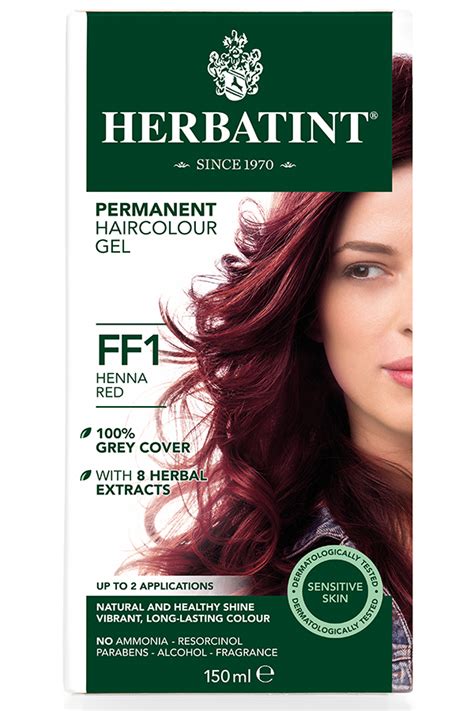 Herbatint Permanent Hair Dye - FF1 Henna Red - 150ml ...