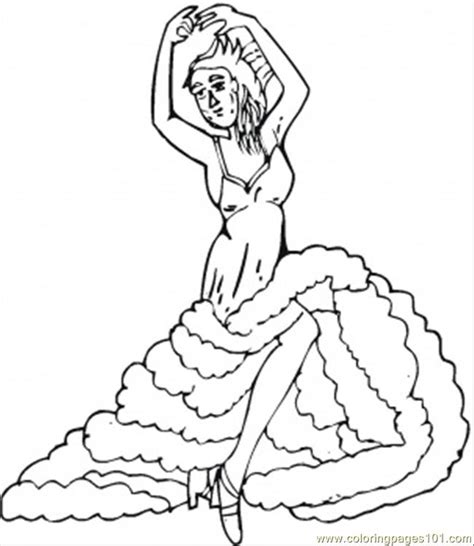 Coloring pages under the sea. Flamenco Coloring Page for Kids - Free Dancing Printable ...