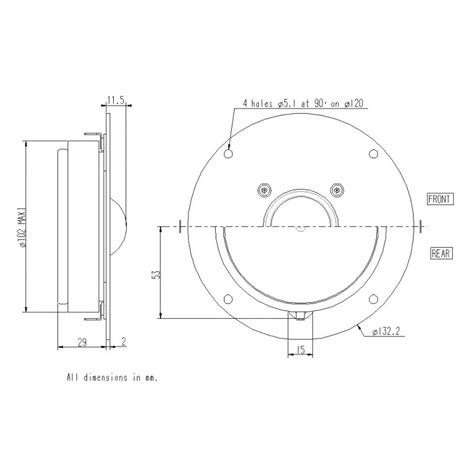 Audax loudspeakers drivers (tweeters, midrange, and woofers) are designed and manufactured in france. Audax TW034X0 Tweeter - Fidelity Components Shop