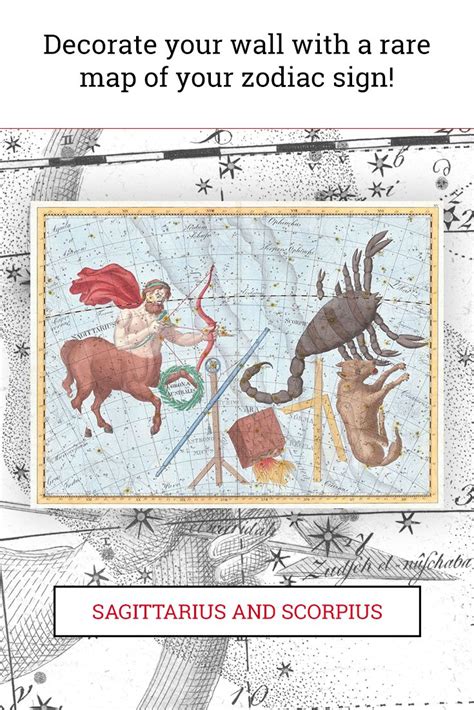 The hard shell appearance is outwardly tough and impenetrable, but deep inside cancer is highly caring and sensitive, even if they manage to hide it well from the rest of the world. Rare map from 1801 of SAGITTARIUS and SCORPIUS zodiac ...