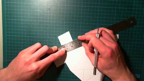Lou collins demonstrates the basics of getting to grips with cardmaking Making Paper Chair Models - YouTube