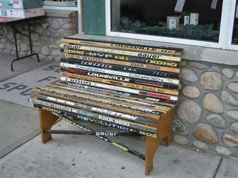 Christmas diy sticks shelf hockey mom hockey sticks sticks benches hockey game hockey stick bench plans tables ice hockey pics hockey way article of furniture beaver hockey stick bench plans state other creations. Ice Hockey Stick Bench Seat | Hockey stick furniture ...