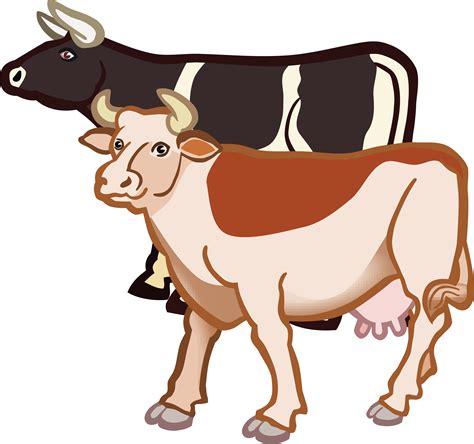 Look at links below to get more options for getting and using clip art. Free Clipart Of A Pair of Cows