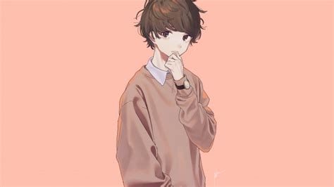 Find gifs with the latest and newest hashtags! Wallpaper Anime Boy, Pretty, Cute, Brown Hair ...
