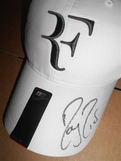 Roger federer's footwork in asmr, you'll want headphones for this. ROGER FEDERER RF ORIGINAL AUTOGRAMM CAP | Kaufen auf Ricardo