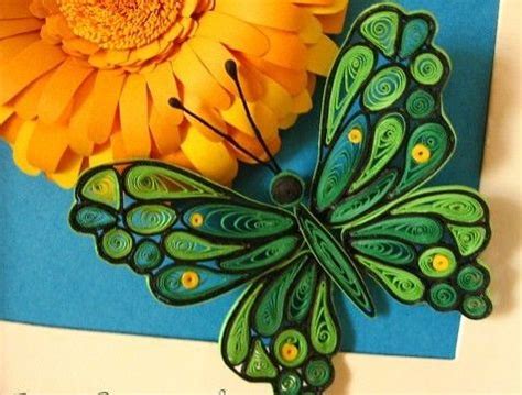 Learn to make a quilling butterfly with this step by step tutorial by quilling guru, debasish sarkar. beautiful quilled butterflies ~ art craft projects