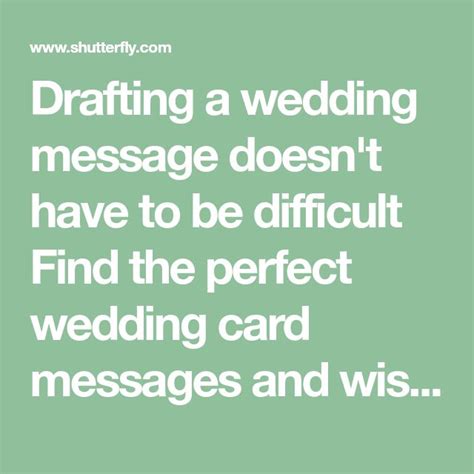 And when it comes to something even as simple as sending a wedding card (which, to be clear, is best sent before the wedding, much like gifts) even the content is taken quite. Wedding Wishes: What to Write in a Wedding Card 2020 | Shutterfly | Wedding cards, Wedding card ...