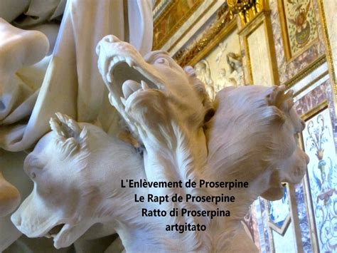 Son aiguille traçait sur un tissu la chaîne des éléments et le palais. Bernini : L'Enlèvement de Proserpine - LE RAPT DE ...