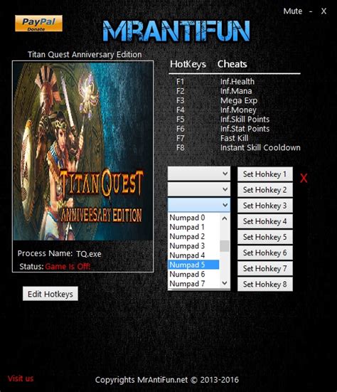 Titan quest anniversary edition xmax mod. Titan Quest - Anniversary Edition: Trainer (+8) [1.47 ...
