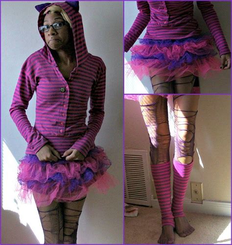 Measure your cat, draw the shape of a cape on a piece of scrap fabric to the size needed for your cat, and cut out holes from the cape for your cat's arms. Cheshire Cat costume by technicolor-trashion on deviantART | Cheshire cat costume, Cat costumes ...