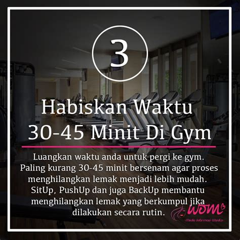 Lakukan ia bermula hari ini. Pin by Women Online Magazine on 6 Cara Buang Lemak Di ...