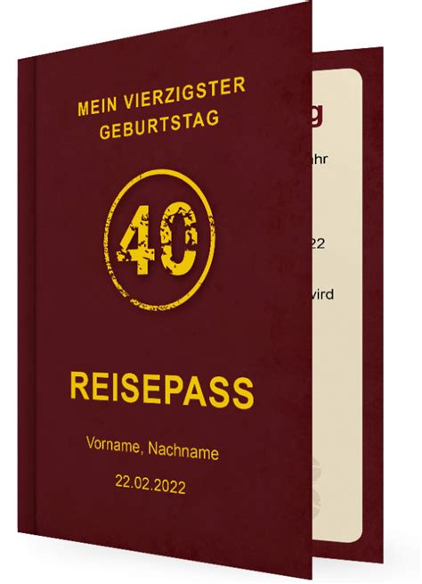 Diese vorlagen für die geburtstagseinladung zum 60. Einladungskarte 40. Geburtstag | Familieneinladungen.de