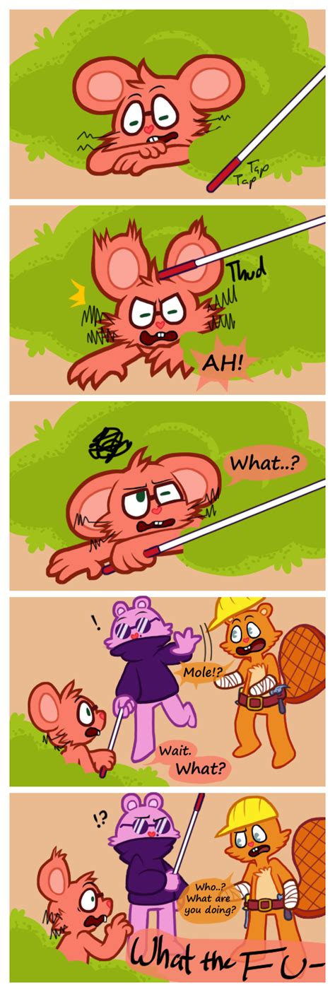 The mole happy tree friends (htf) by: #handy htf Tumblr posts - Tumbral.com