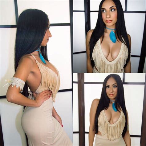 Best diy pocahontas halloween costumes from pocahontas costume · a princess costume · dressmaking on. Pocahontas costume Halloween native American Indian DIY makeup - outfit for sale - see Instagram ...