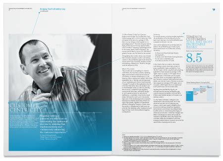 Temenos Annual Report | Magazine layout, Brochure design, Annual report covers