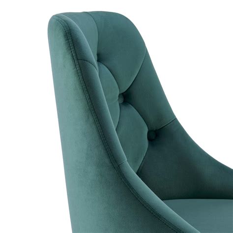 Maybe you would like to learn more about one of these? Distinct Tufted Swivel Performance Velvet Office Chair Gold Teal