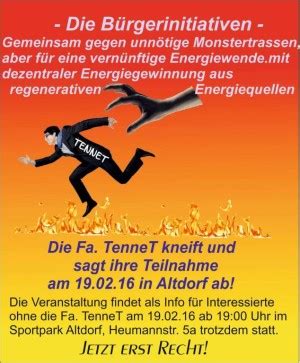 Einladung zur Infoveranstaltung | Die Stromautobahn