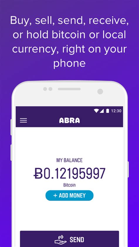 Add your bank details/upi details to the app. Abra - Buy & sell bitcoin wallet & money transfer ...