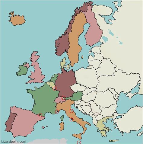 Quizlet is the easiest way to study, practise and master what you're learning. clickable map quiz of the countries of western Europe | Erdkunde, Bildung, Quiz