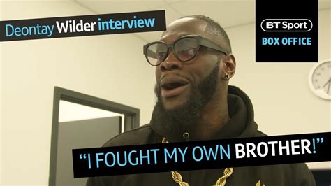 It's deontay wilder's brother on video footage from the hotel lobby that punched me in the back of the head. Deontay Wilder: I knocked my brother down, why would I ...