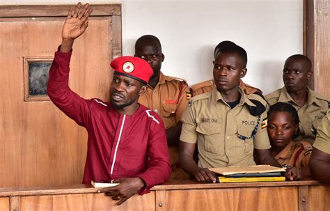 Ugandan police have said three people died and 38 were wounded in protests that erupted after police arrested presidential candidate bobi wine in the east of the country. Uganda police arrest pop-star MP Bobi Wine, teargas supporters - The Mail & Guardian