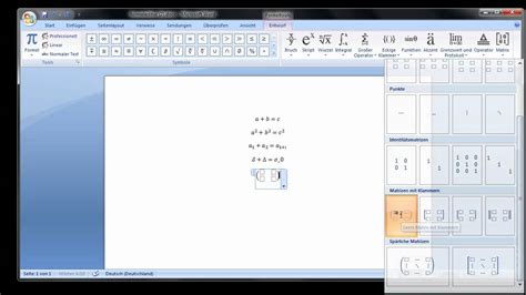 Search words online for free. 2_04 - Formeleditor in Word 2007 - YouTube