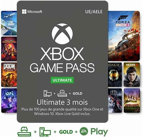 Code De Téléchargement Xbox Game Pass Ultimate 3 Mois D’abonnement Pas ...