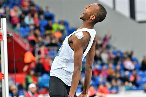 He is the national record and asian record holder with a best mark of 2.43 m (. Season over for injured Barshim and De Grasse - myKhel