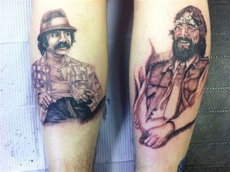 Enjoy the videos and music you love, upload original content, and share it all with friends, family, and the world on youtube. Cheech and Chong | Tattoos, Portrait tattoo, Portrait