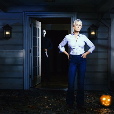 What we do in the shadows gets new. Jamie Lee Curtis - Halloween (2018) Promotional Photo