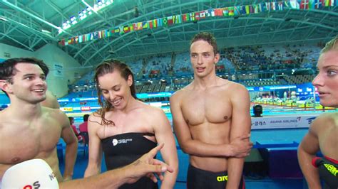 Voor de zwemmers arno kamminga en kim busch is de swim cup in den haag goed begonnen. Nederlandse estafetteploeg na diskwalificatie toch met ...